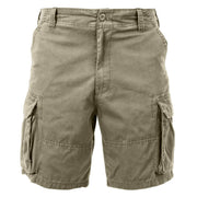 Shorts Paratrooper Rothco ACU kaki, cortos prolongados de tejido resistente