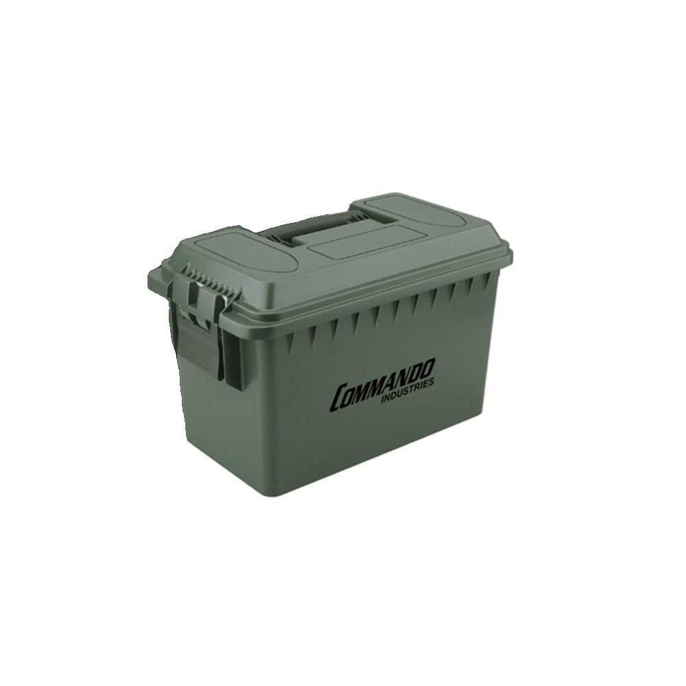 Caja de munición AMMO-OUTDOOR M de plástico verde