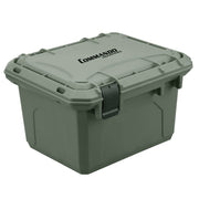 Caja de transporte OUTDOOR STORAGE verde de polipropileno resistente