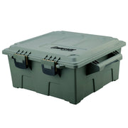 Caja de transporte universal grande de plástico verde en polipropileno resistente