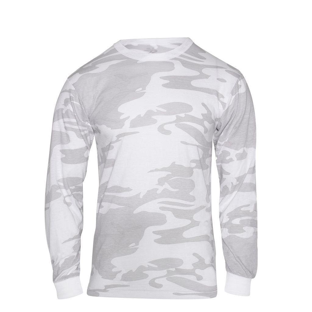 Camiseta de manga larga Rothco en colores clásicos y camuflaje