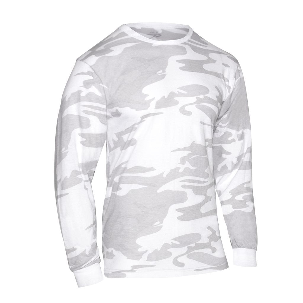 Camiseta de manga larga Rothco en colores clásicos y camuflaje
