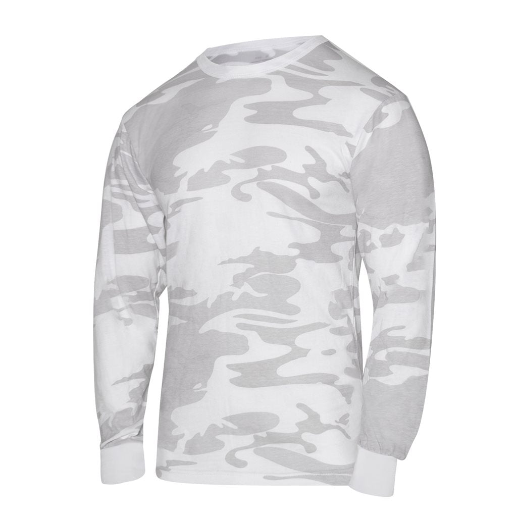 Camiseta de manga larga Rothco en colores clásicos y camuflaje