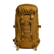 Foto de la mochila MMPS Centurio II 45L Berghaus mostrando el sistema MMPS y varios compartimentos