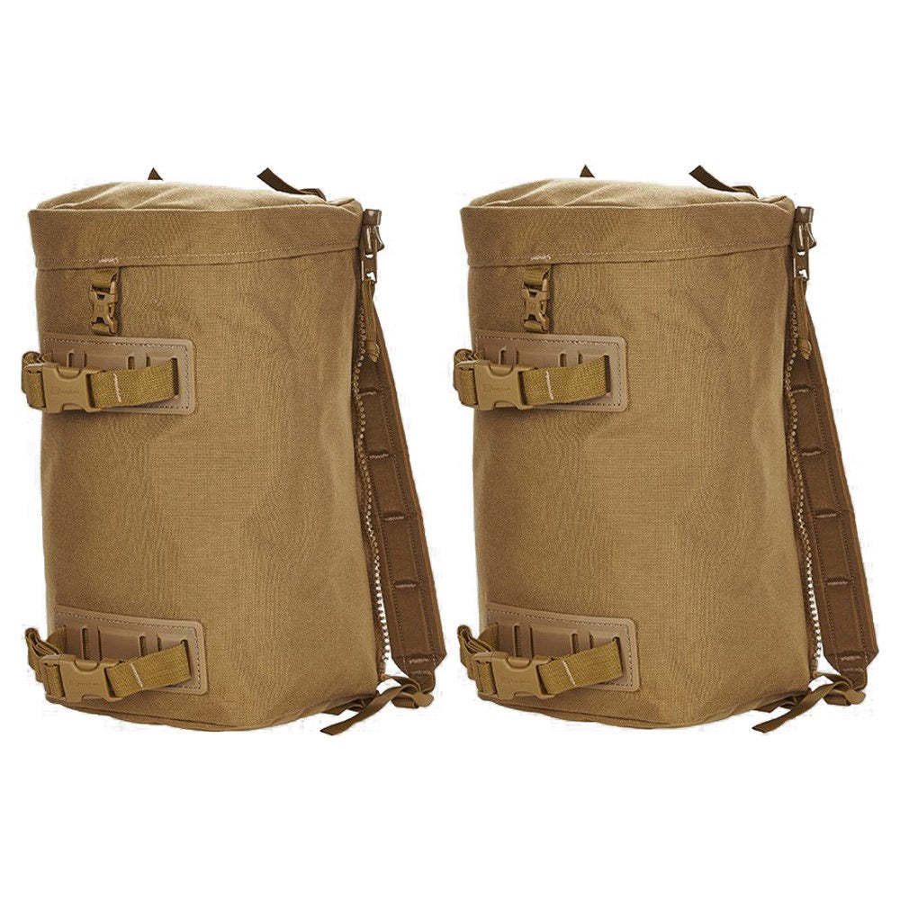 Bolsillos laterales MMPS II 30L (2x15L) verdes para mochilas Centurio y Crusader