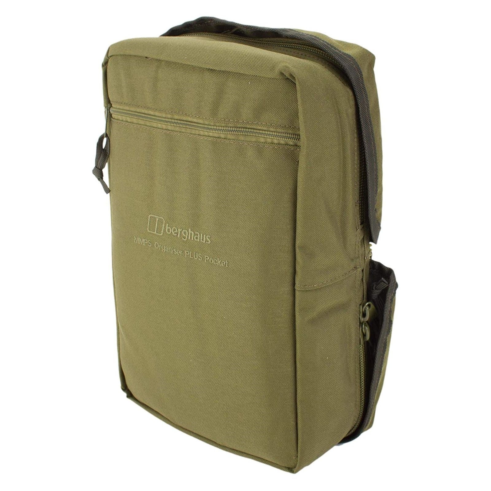 Bolsa organizadora MMPS Plus verde, capacidad 12 L, vista frontal