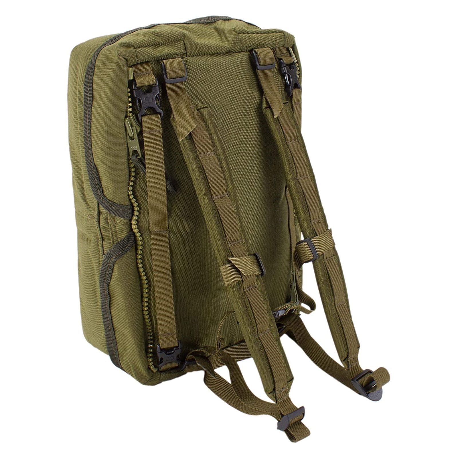 Bolsa organizadora MMPS Plus verde, capacidad 12 L, vista frontal