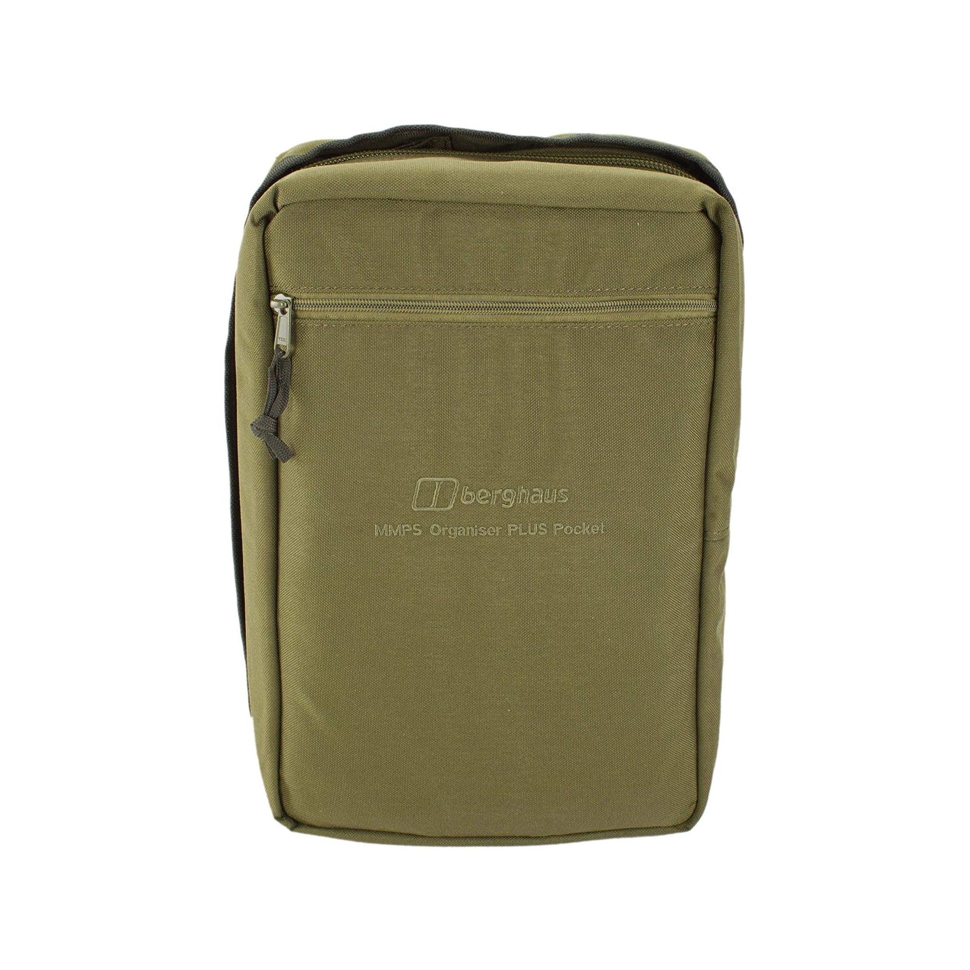 Bolsa organizadora MMPS Plus verde, capacidad 12 L, vista frontal