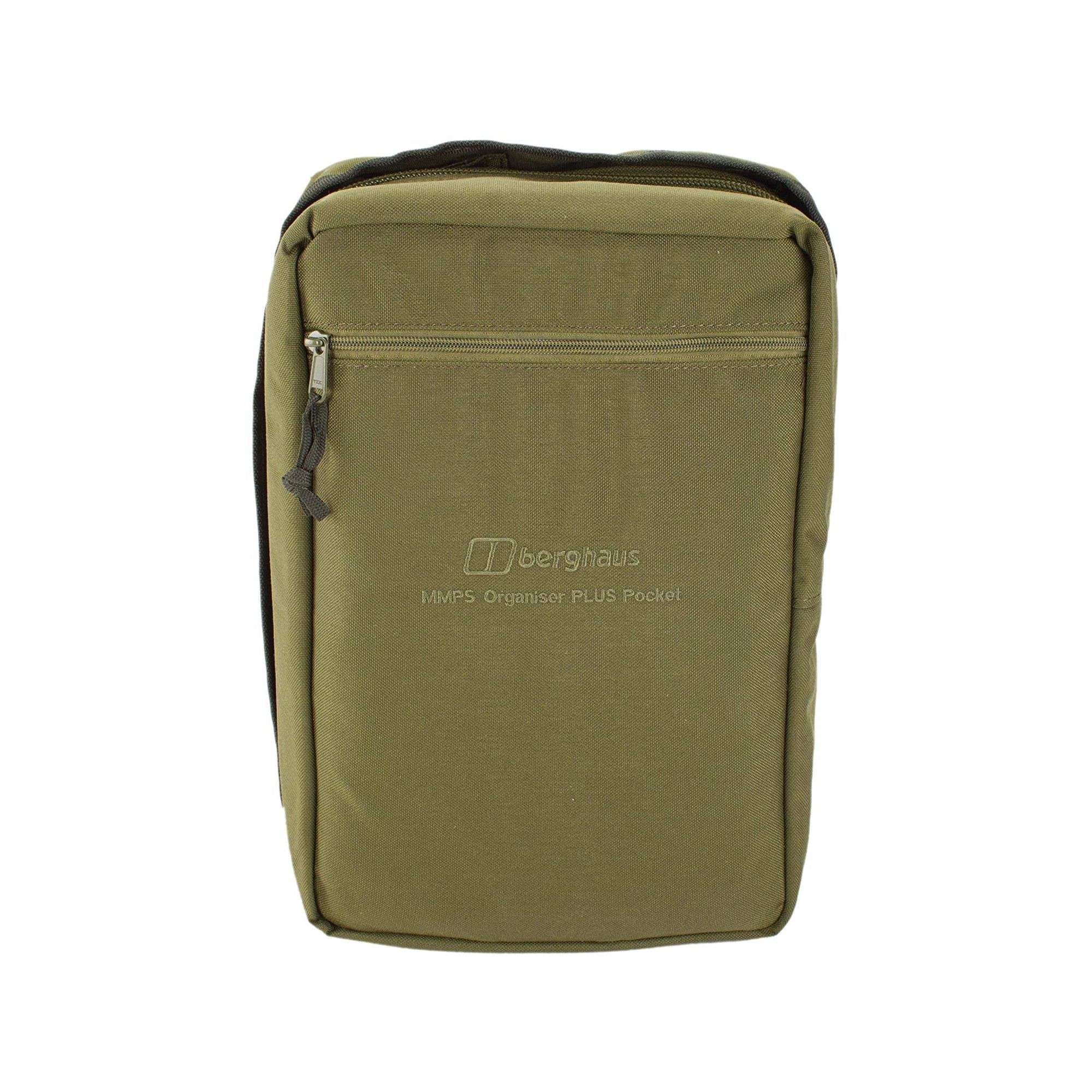 Bolsa organizadora MMPS Plus verde, capacidad 12 L, vista frontal
