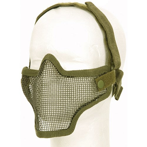Maska AIRSOFT ochranná OLIV, máscara protectora oliv para airsoft que cubre nariz y boca