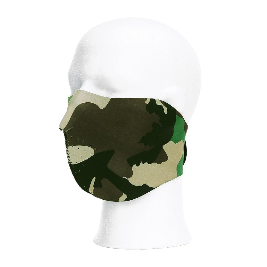 Mascarilla de neopreno reversible WOODLAND, protección facial para tiempo frío y contra BB, talla única