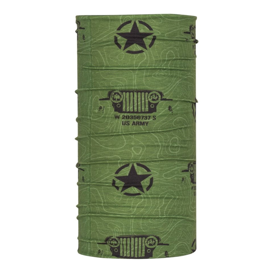 Pañuelo multifunción US ARMY WILLYS CoolMax verde