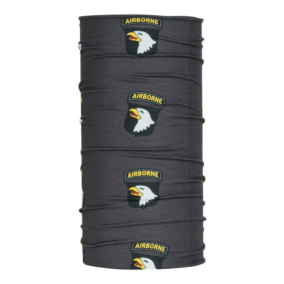 Pañuelo tubular multifunción 101st AIRBORNE en CoolMax gris