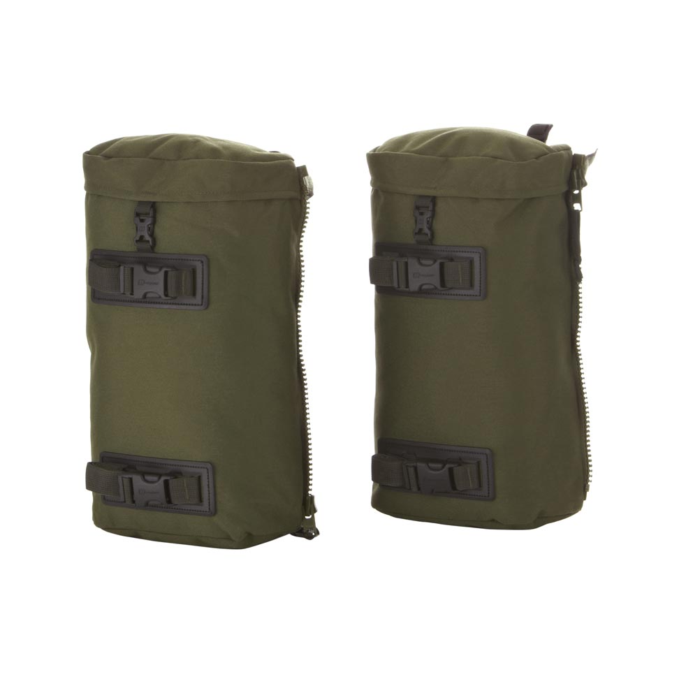 Bolsillos laterales MMPS II verdes 2x10L (20L) para mochilas Centurio y Crusader