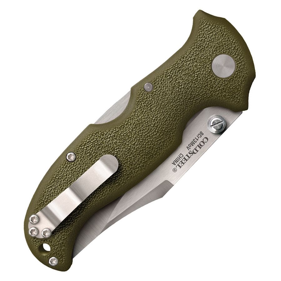 Cuchillo plegable BUSH RANGER LITE verde con hoja 8Cr13MoV y mango de nylon reforzado