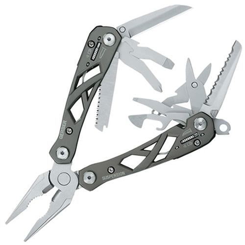 Alicates multifunción plegables SUSPENSION MP Gerber vista frontal