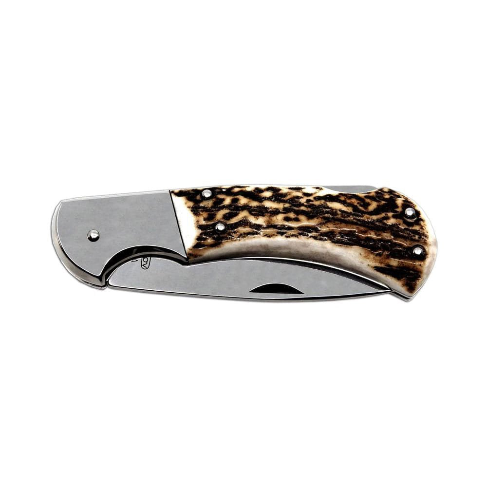 Navaja plegable SAVAGE HABLOCK 220-XP-1, acero inoxidable y empuñadura de asta