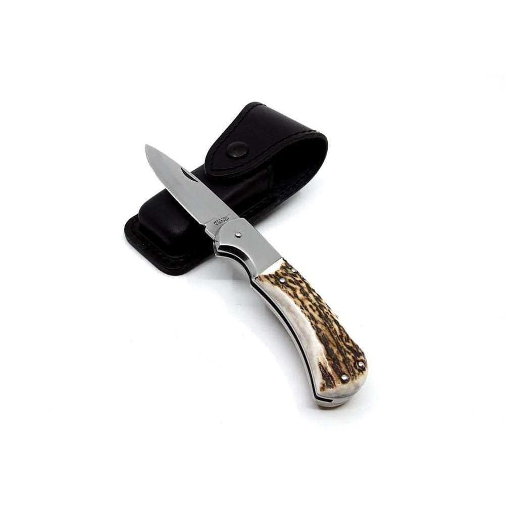 Navaja plegable SAVAGE HABLOCK 220-XP-1, acero inoxidable y empuñadura de asta