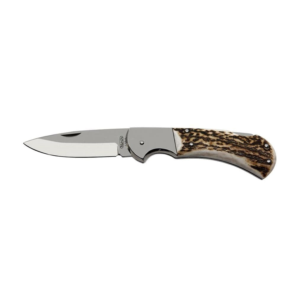 Navaja plegable SAVAGE HABLOCK 220-XP-1, acero inoxidable y empuñadura de asta