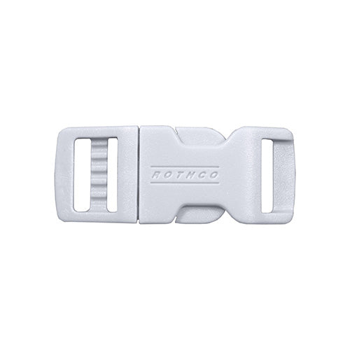 Hebilla Fastex blanca 1/2" (12,7 mm) para pulseras paracord