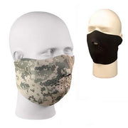 Mascarilla de neopreno reversible ARMY ACU DIGITAL, negro y ACU at-digital