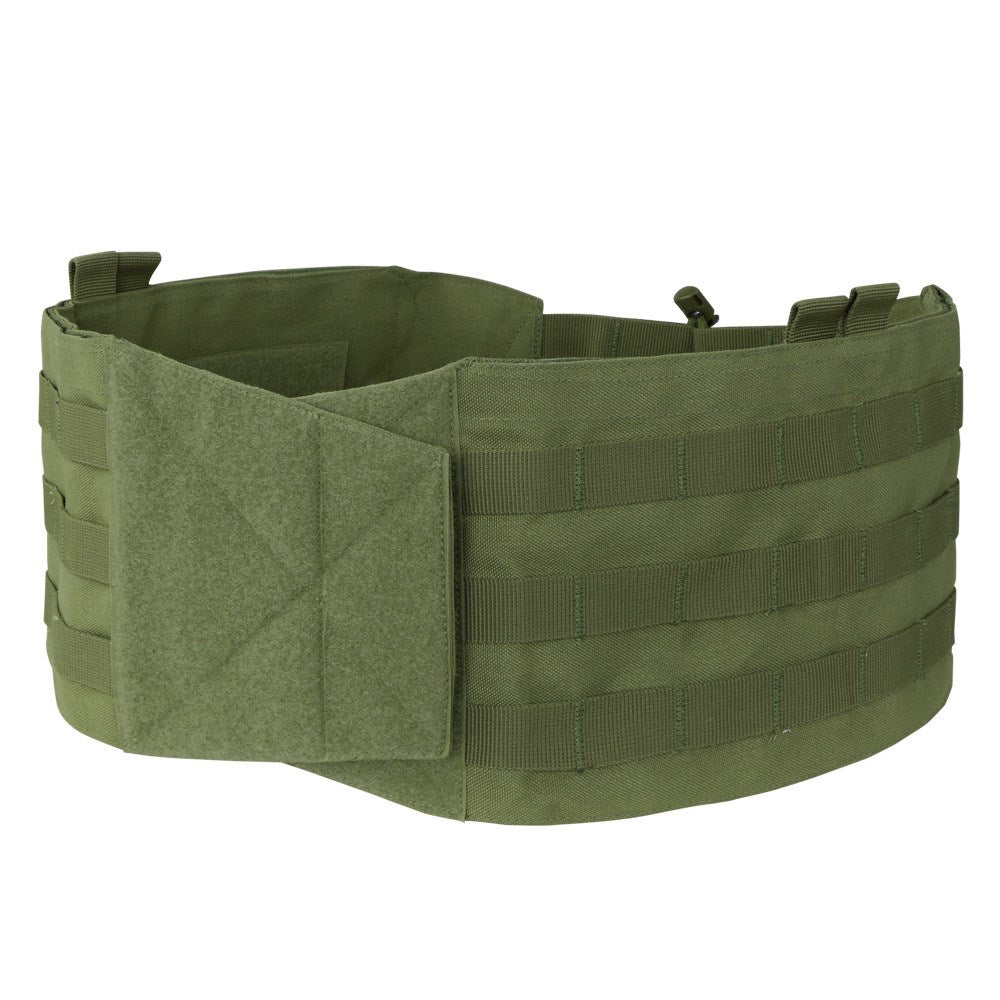 Laterales modulares (cummerbund) para chaleco VAS verde, sustituyen correas laterales y permiten fijar bolsas PALS/MOLLE
