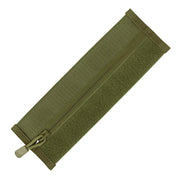 Cremallera Velcro para chaleco VAS verde, acceso al bolsillo frontal, longitud aprox. 26,67 cm