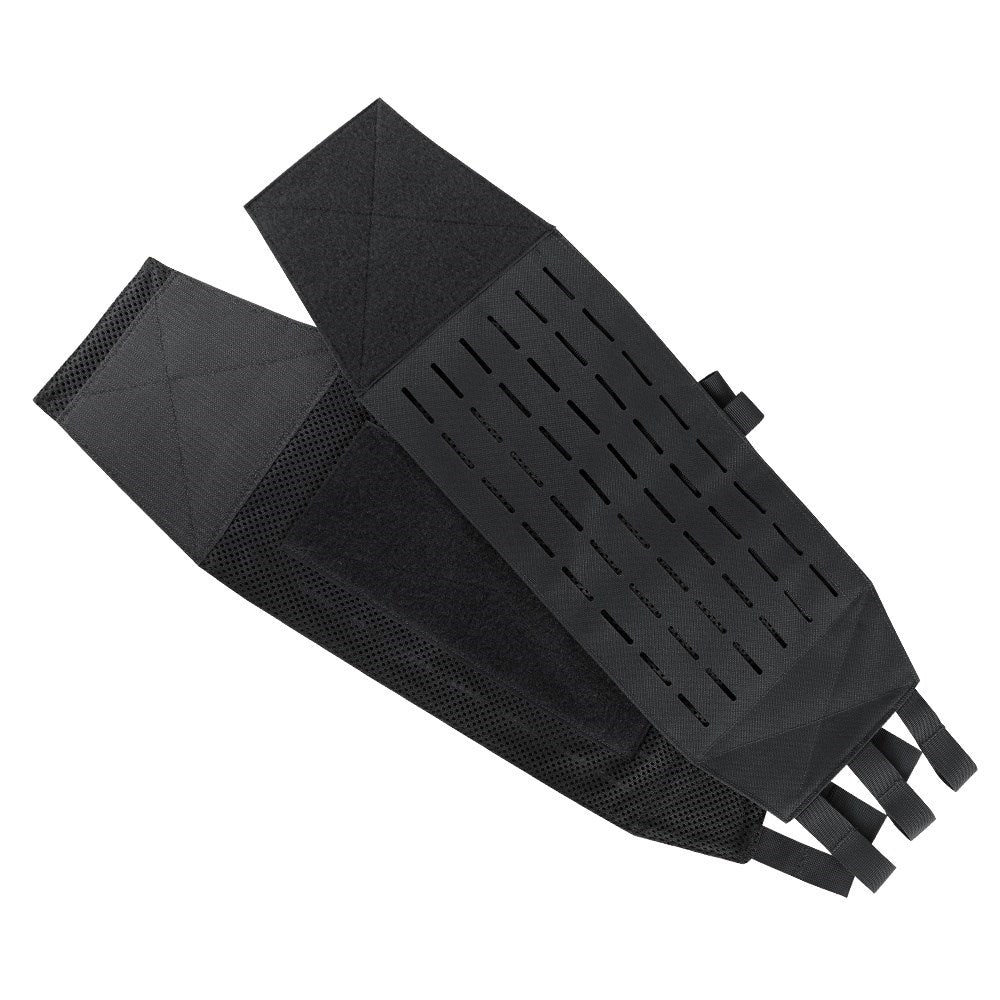Boky LCS para chaleco VAS negro, cummerbund modular con anclajes PALS/MOLLE