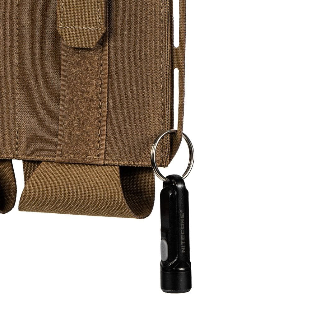 Porta cargadores VAS FLEX triple verde, funda abierta para sistema Vanquish Armour (VAS)