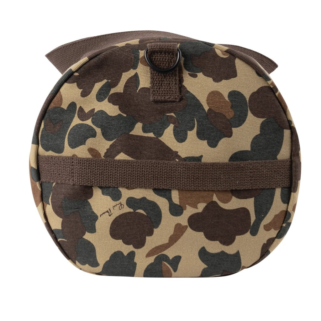 Bolsa de hombro cilíndrica de algodón WOODLAND 48 x 23 cm con cremallera y correa ajustable