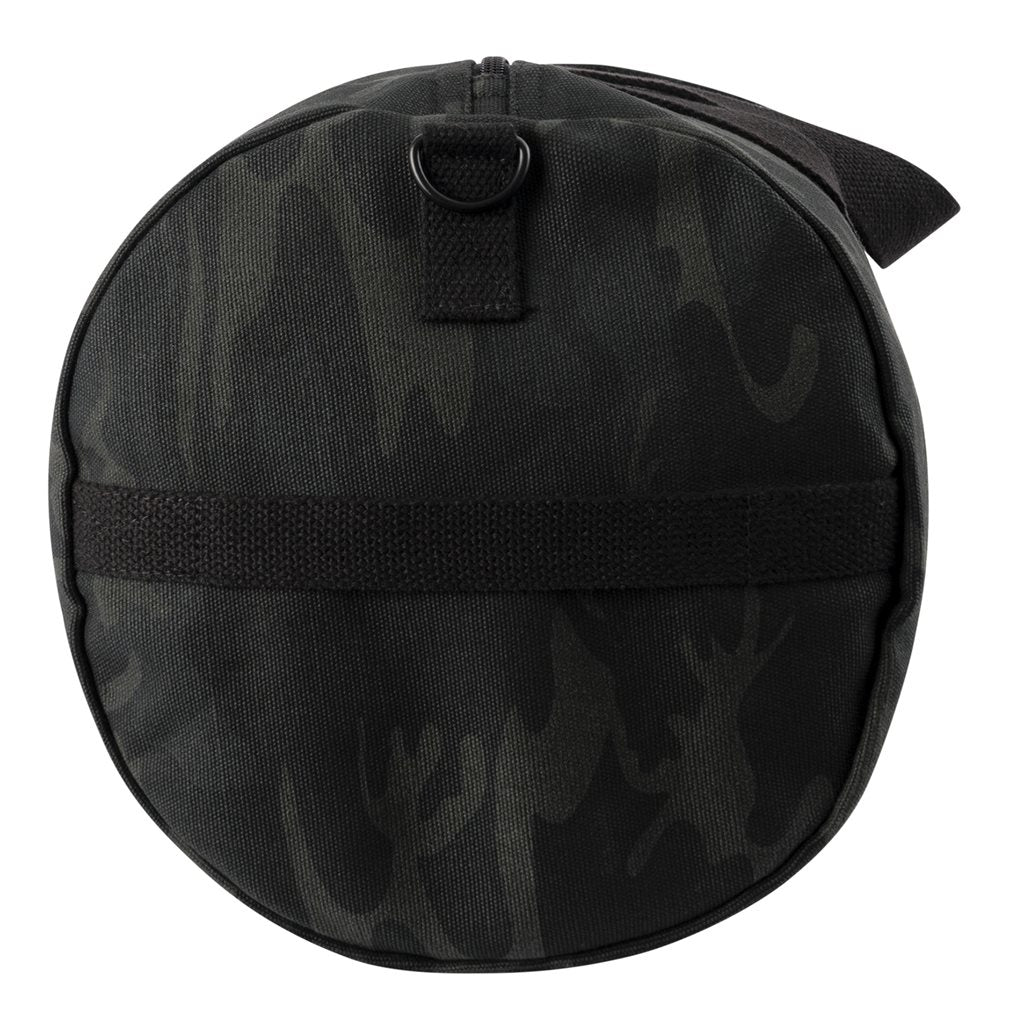 Bolsa de hombro cilíndrica de algodón WOODLAND 48 x 23 cm con cremallera y correa ajustable