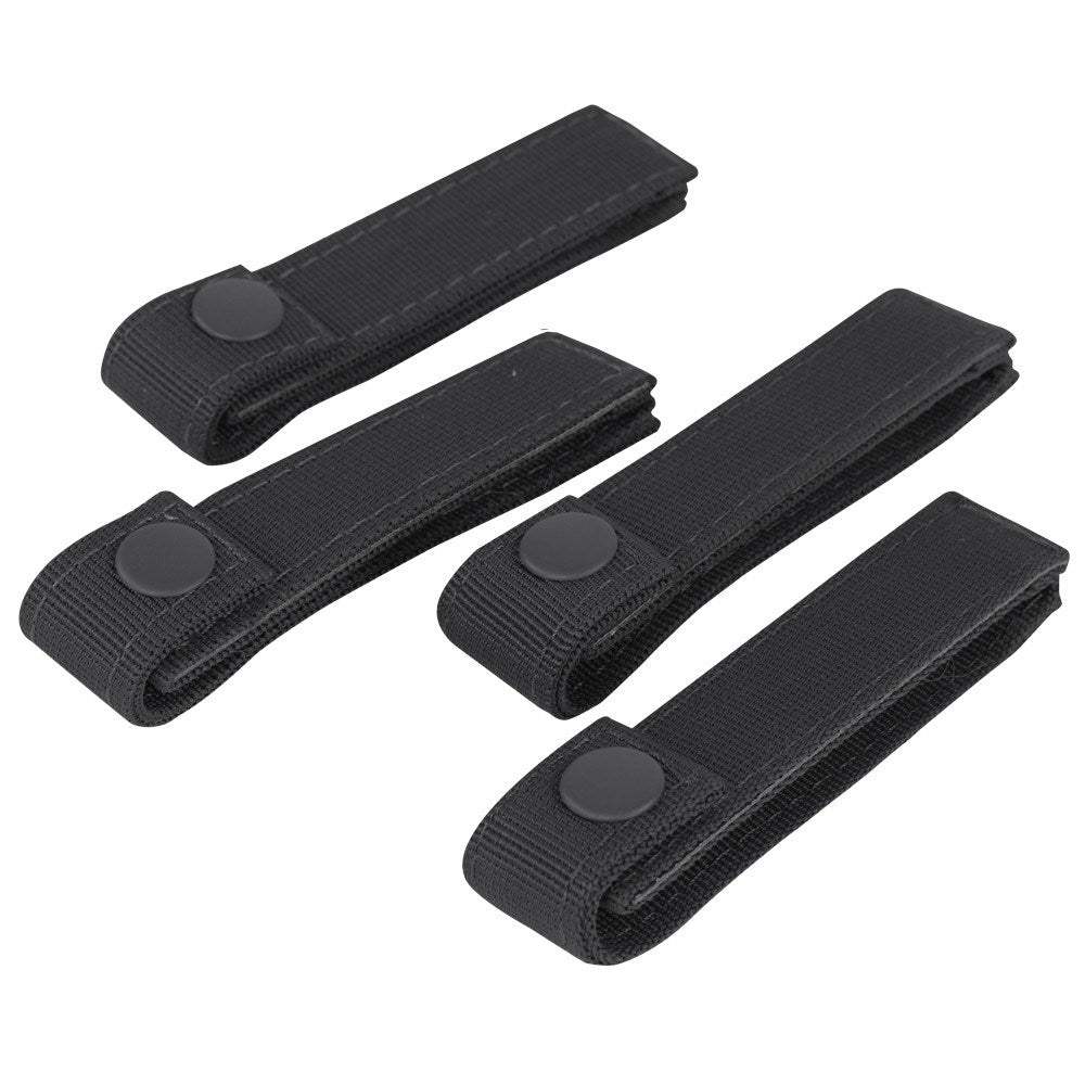 Lazos para fijación de equipo MODULAR 10 cm, 4 unidades, color verde