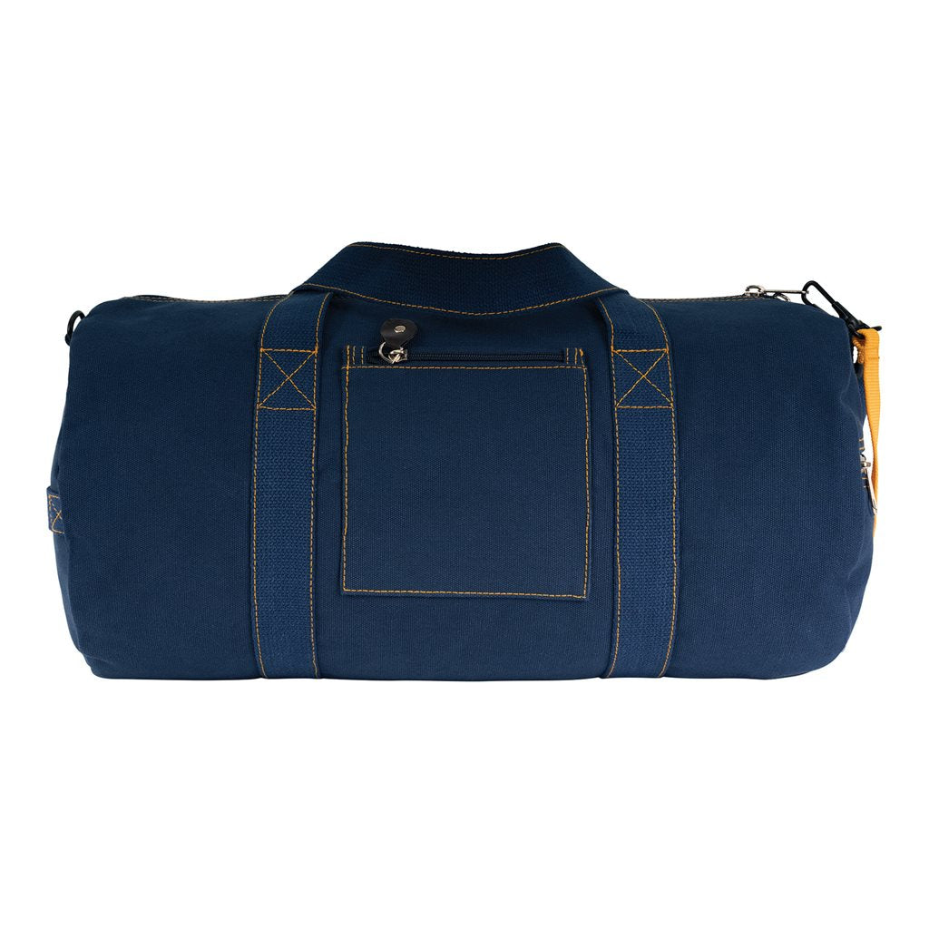 Bolsa de lona negra 48 x 24 cm, 100% algodón