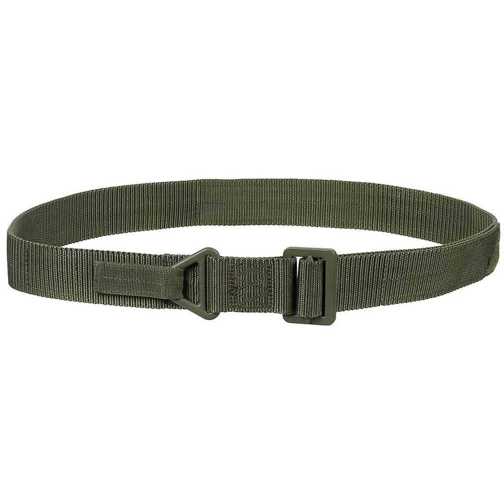 Cinturón MISSION verde, ancho 4,5 cm, longitud máxima 110 cm
