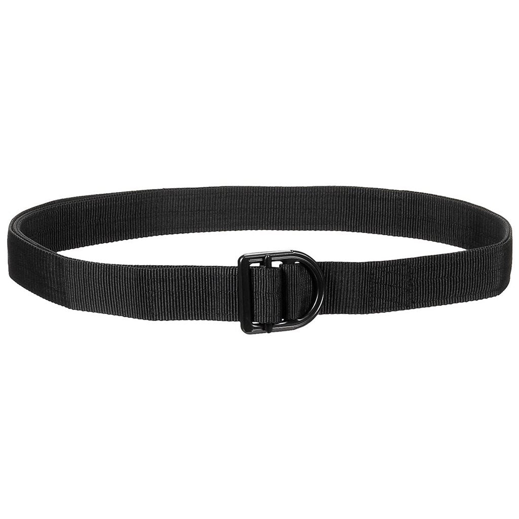 Cinturón TACTICAL negro 40 mm con hebilla metálica, ajustable hasta 120 cm
