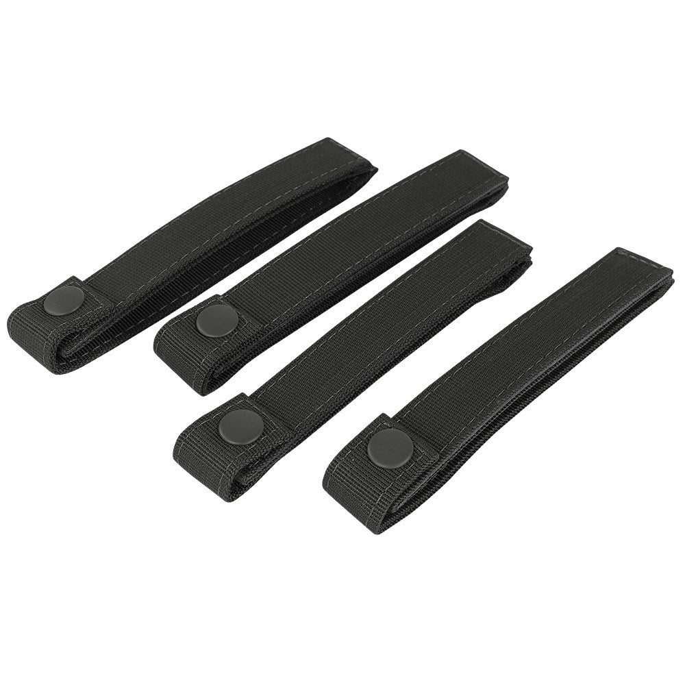 Correas para fijación MODULAR 15 cm, pack de 4 unidades, color verde