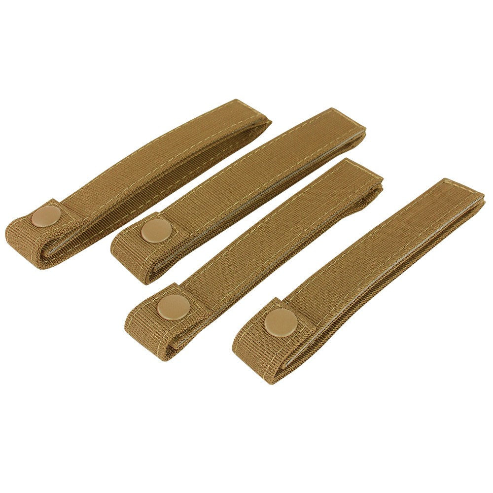 Pases para fijación MODULAR 15 cm (4 uds) verdes, juego de correas para MOLLE