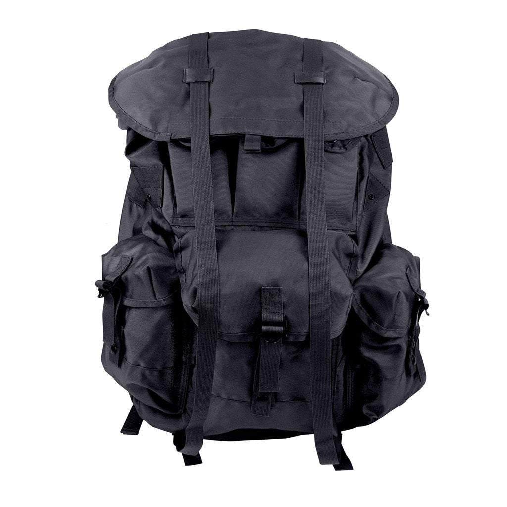 Mochila ALICE grande negra con armazón, diseño militar Rothco