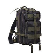 Mochila táctica ASSAULT I Medium negra-verde 25 L con sistema MOLLE
