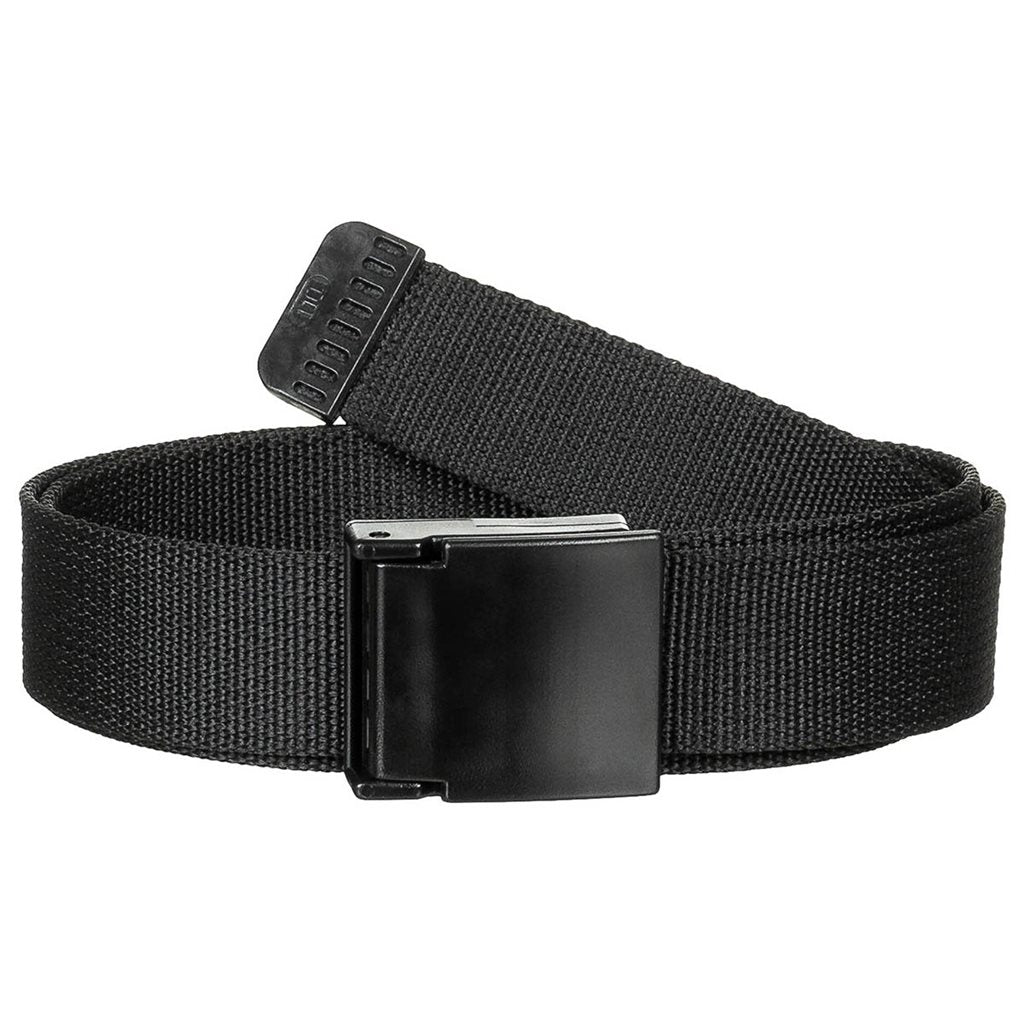 Cinturón US STEALTH 40 mm negro con hebilla de plástico - referencia 22533A