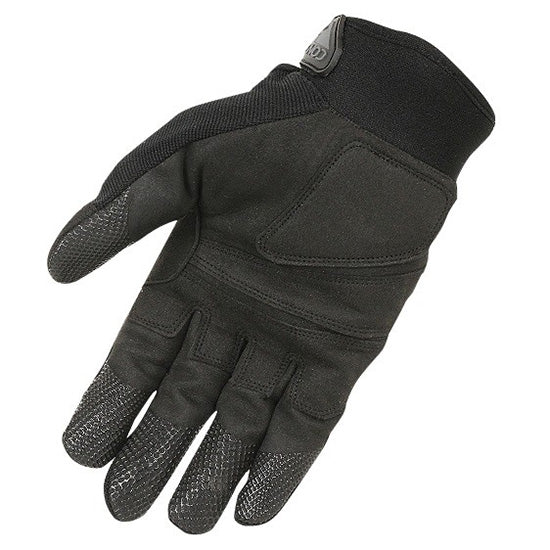 Guantes STRYKER acolchados negros con detalle de acolchado en los nudillos