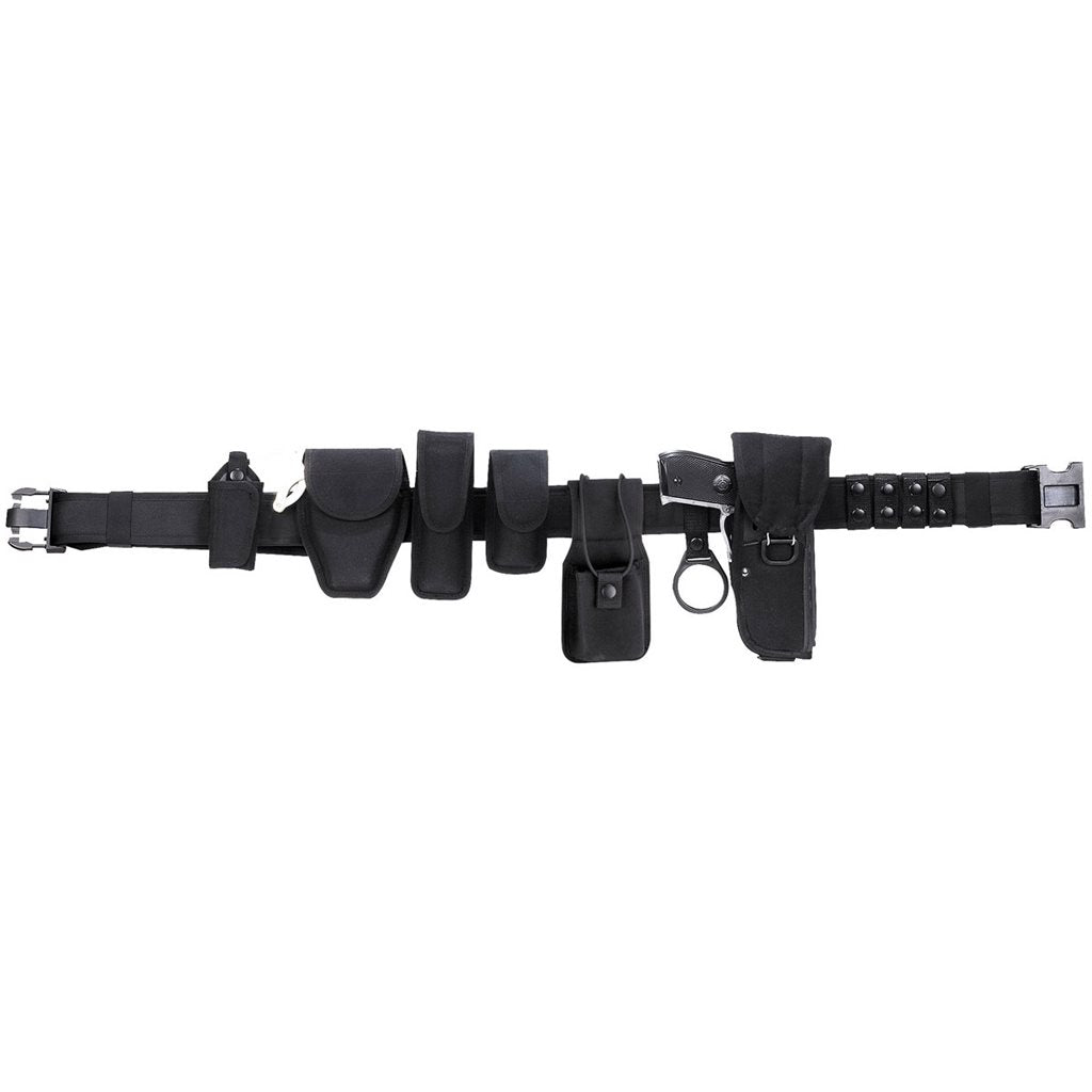 Cinturón SECURITY negro con 12 accesorios (ref. 22763A)