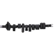 Cinturón SECURITY negro con 12 accesorios y fundas, 100% nylon 1000D