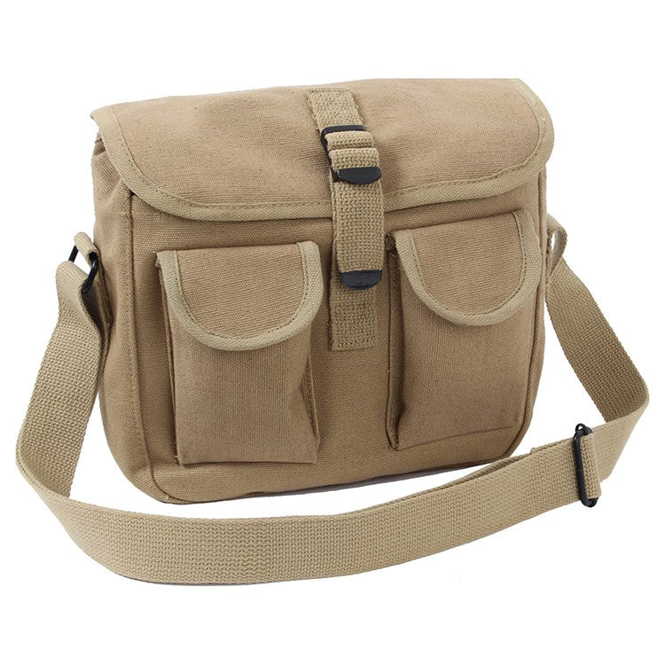 Bolsa de hombro AMMO khaki Rothco, lona de algodon, 26 x 20 x 10 cm