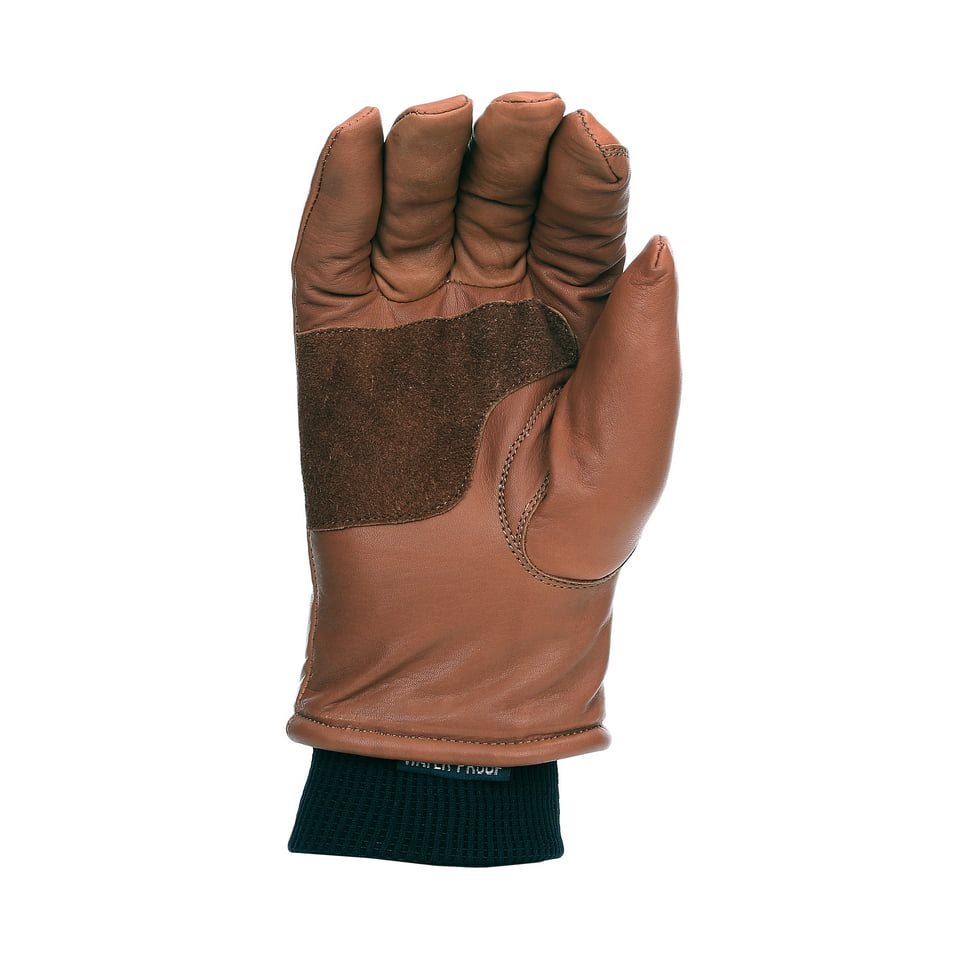 Guantes de invierno OUTDOOR de cuero marrón con forro Thinsulate 3M