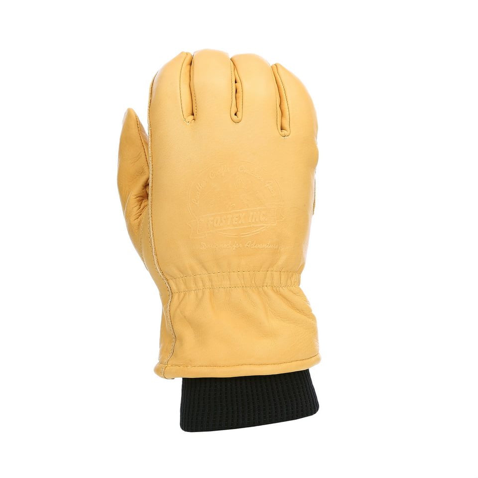 Guantes de invierno OUTDOOR de cuero color arena con forro Thinsulate 3M
