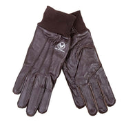 Guantes de cuero estilo piloto Air Force marrón
