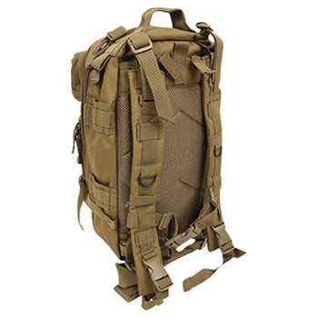 Mochila táctica ASSAULT I Medium negra-verde 25 L con sistema MOLLE