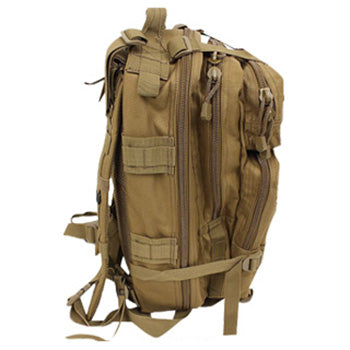 Mochila táctica ASSAULT I Medium negra-verde 25 L con sistema MOLLE
