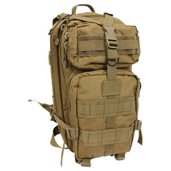 Mochila táctica ASSAULT I Medium negra-verde 25 L con sistema MOLLE